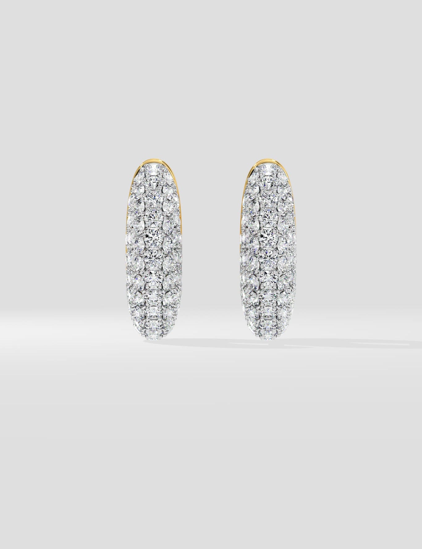 Dome Pavé Huggies - House of Quadri
