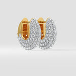 Dome Pavé Huggies - House of Quadri