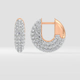 Dome Pavé Huggies - House of Quadri