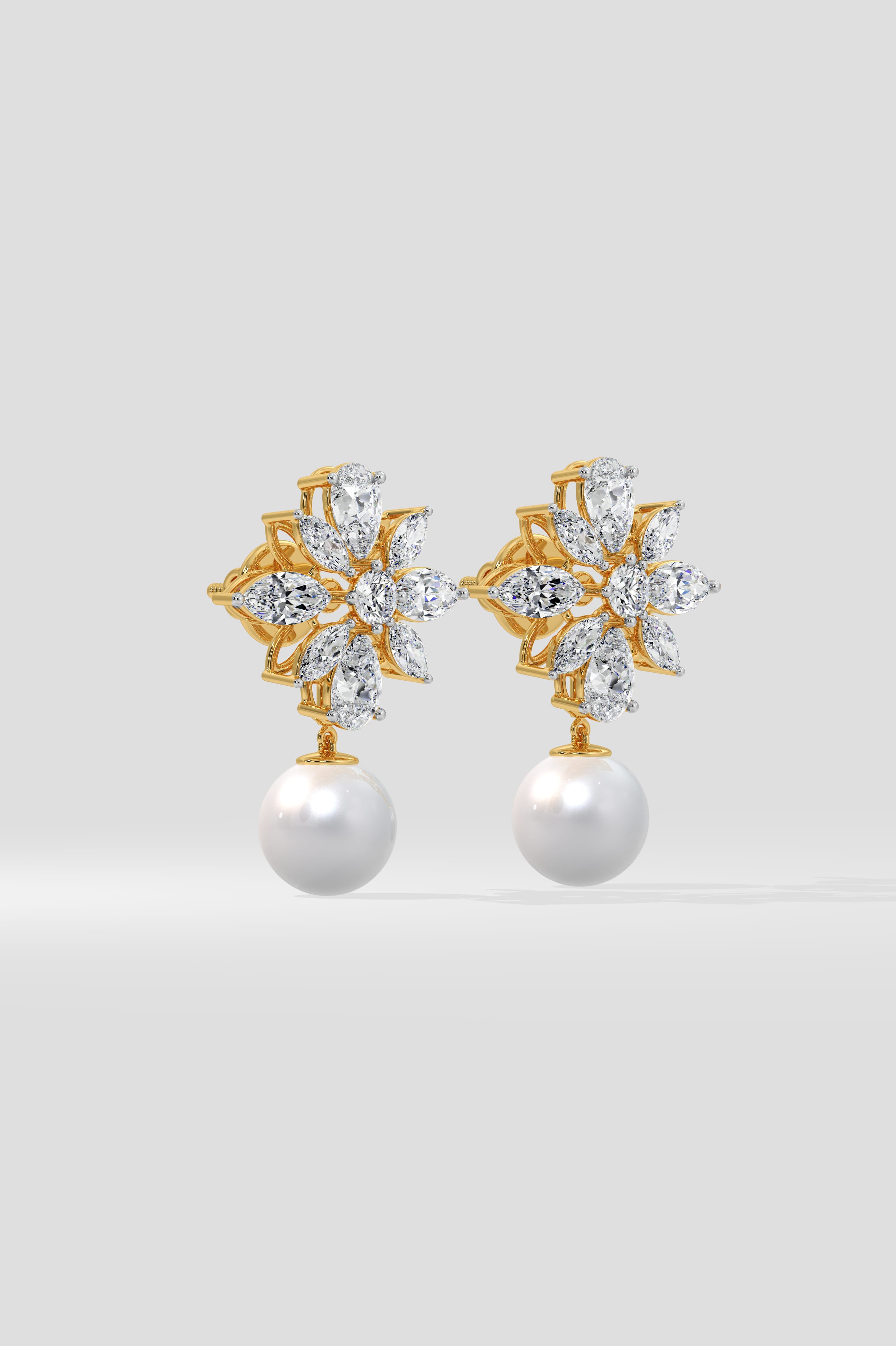 Atelis Pearl Drop Earrings - House of Quadri
