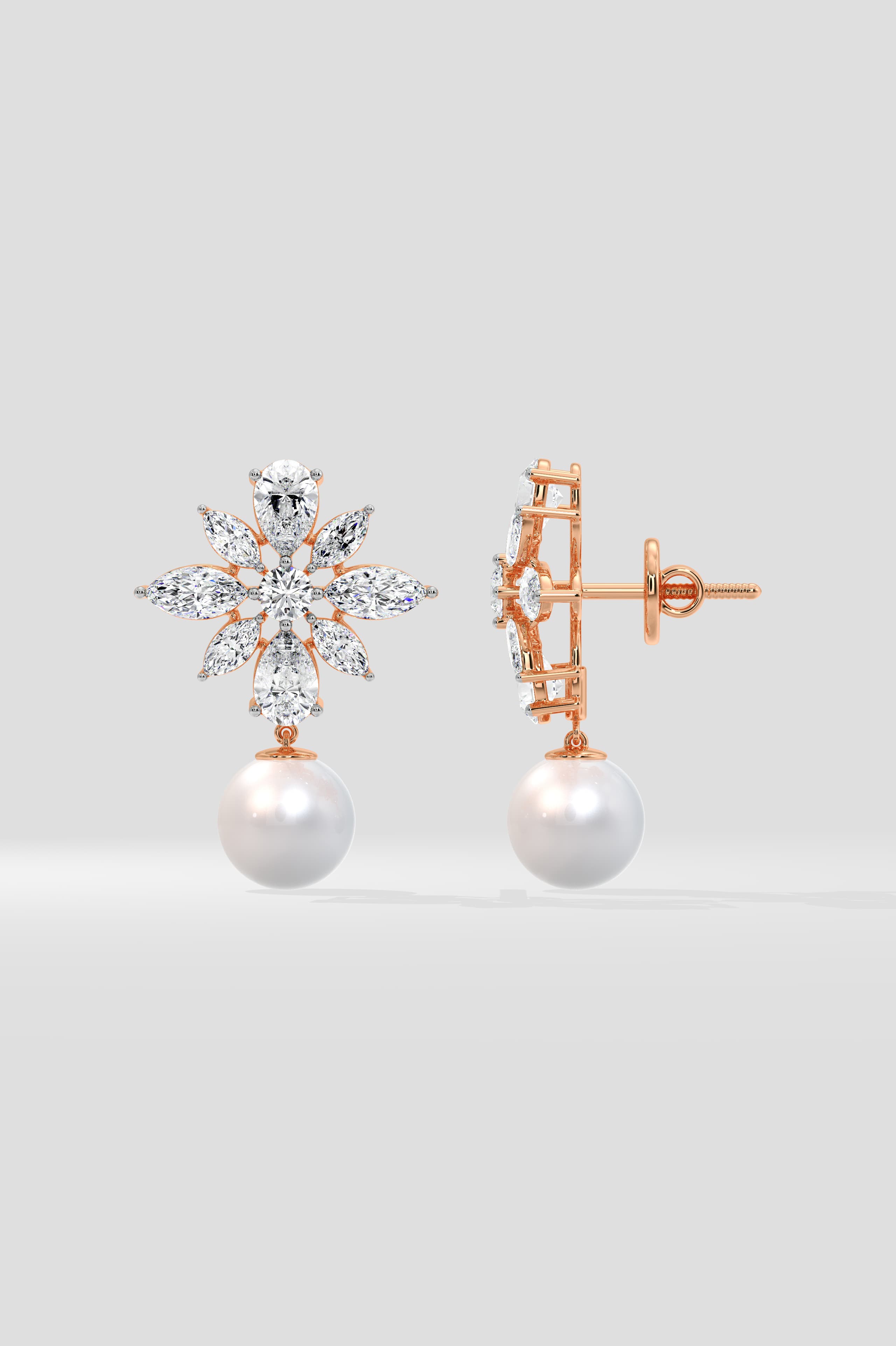 Atelis Pearl Drop Earrings - House of Quadri