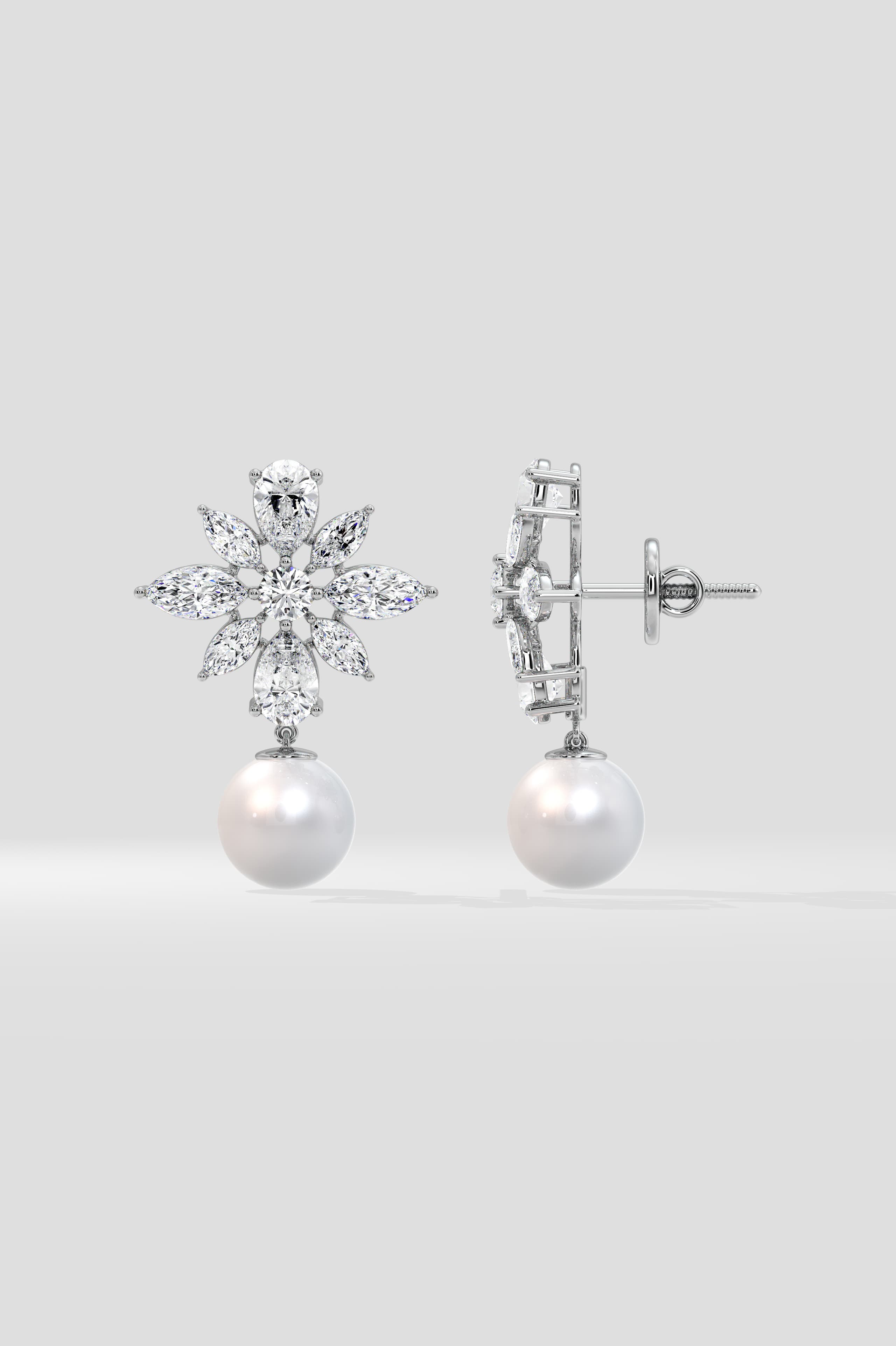 Atelis Pearl Drop Earrings - House of Quadri