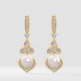 Floris Pearl Danglers