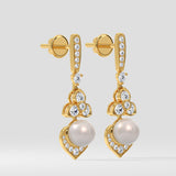 Floris Pearl Danglers