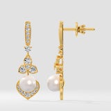Floris Pearl Danglers