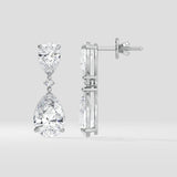 5 Ct Sylvia Pear Drops - House of Quadri