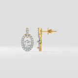 0.5 Ct Oval Ellipse Drops