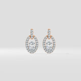 0.5 Ct Oval Ellipse Drops