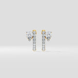 0.5 Ct Pear Oblíq Huggies
