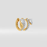 0.5 Ct Pear Oblíq Huggies