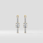 0.50 Ct Oval Anchor Huggies - House of Quadri