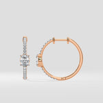 0.50 Ct Oval Anchor Huggies - House of Quadri