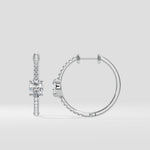 0.50 Ct Oval Anchor Huggies - House of Quadri