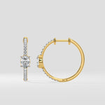 0.50 Ct Oval Anchor Huggies - House of Quadri