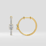 0.50 Ct Oval Anchor Huggies