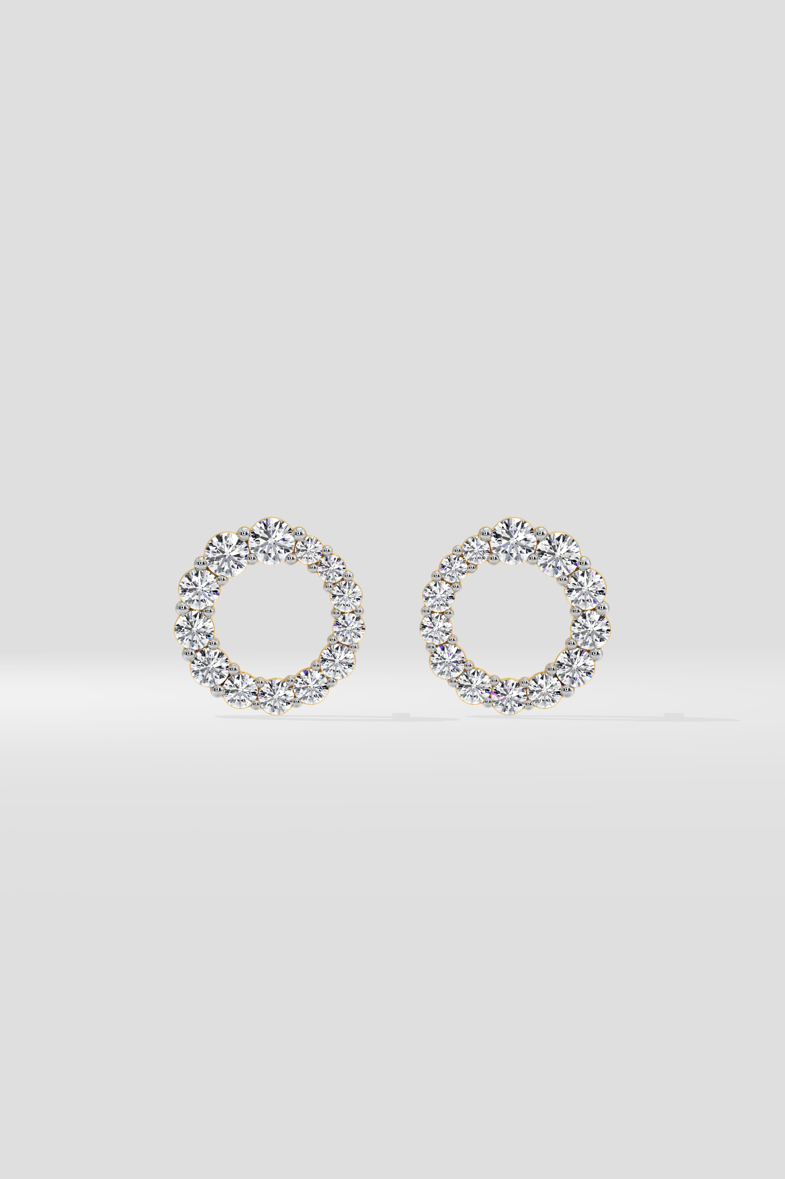 Crescenda Front Hoops - House of Quadri