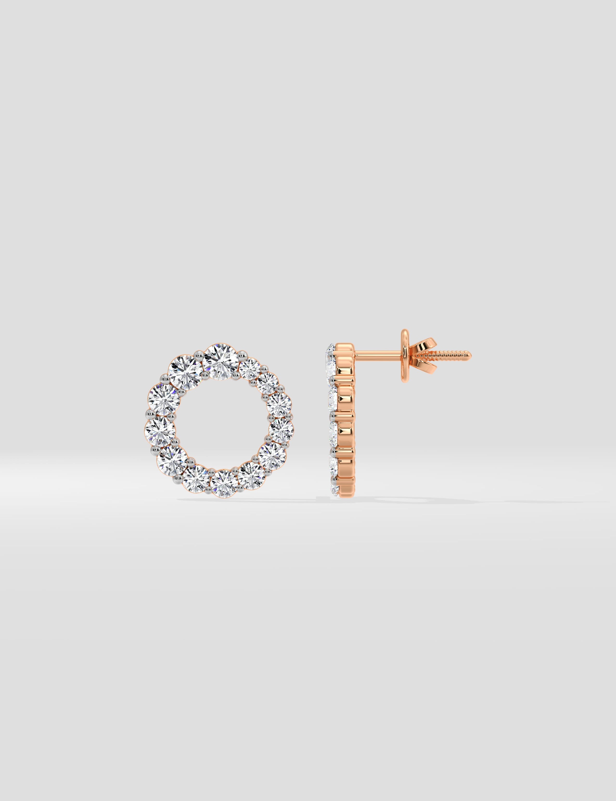 Crescenda Front Hoops - House of Quadri