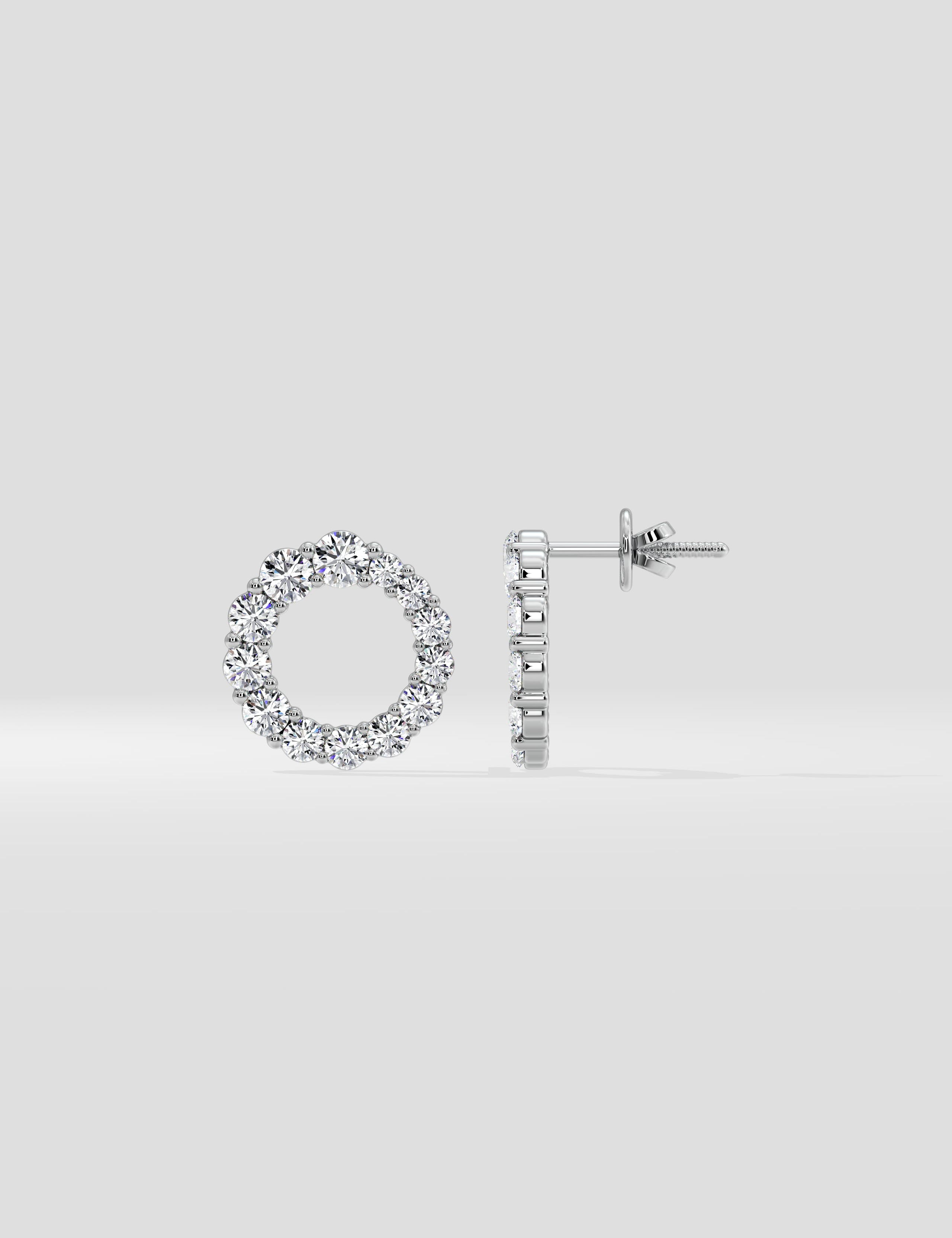 Crescenda Front Hoops - House of Quadri