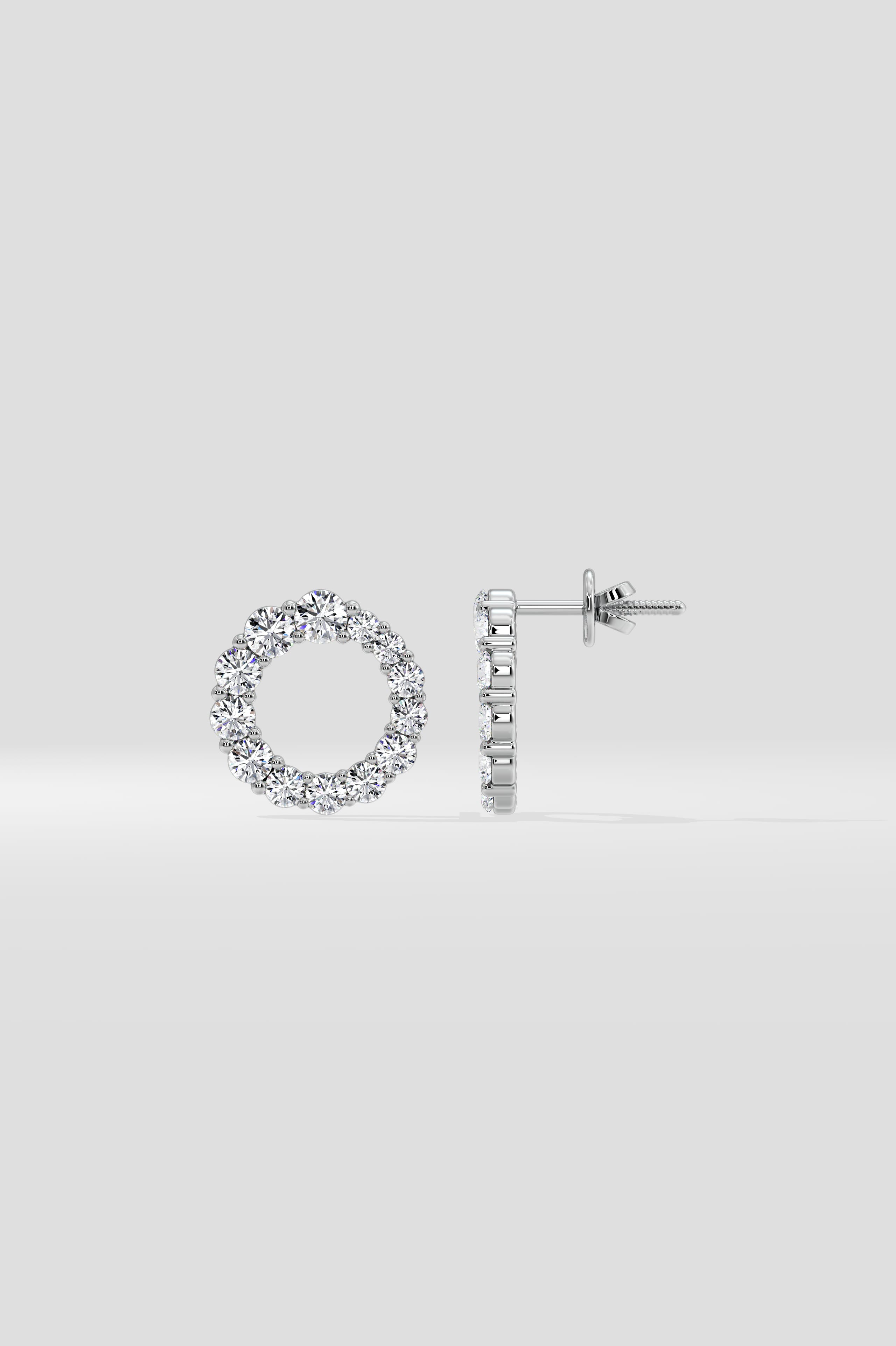 Crescenda Front Hoops - House of Quadri