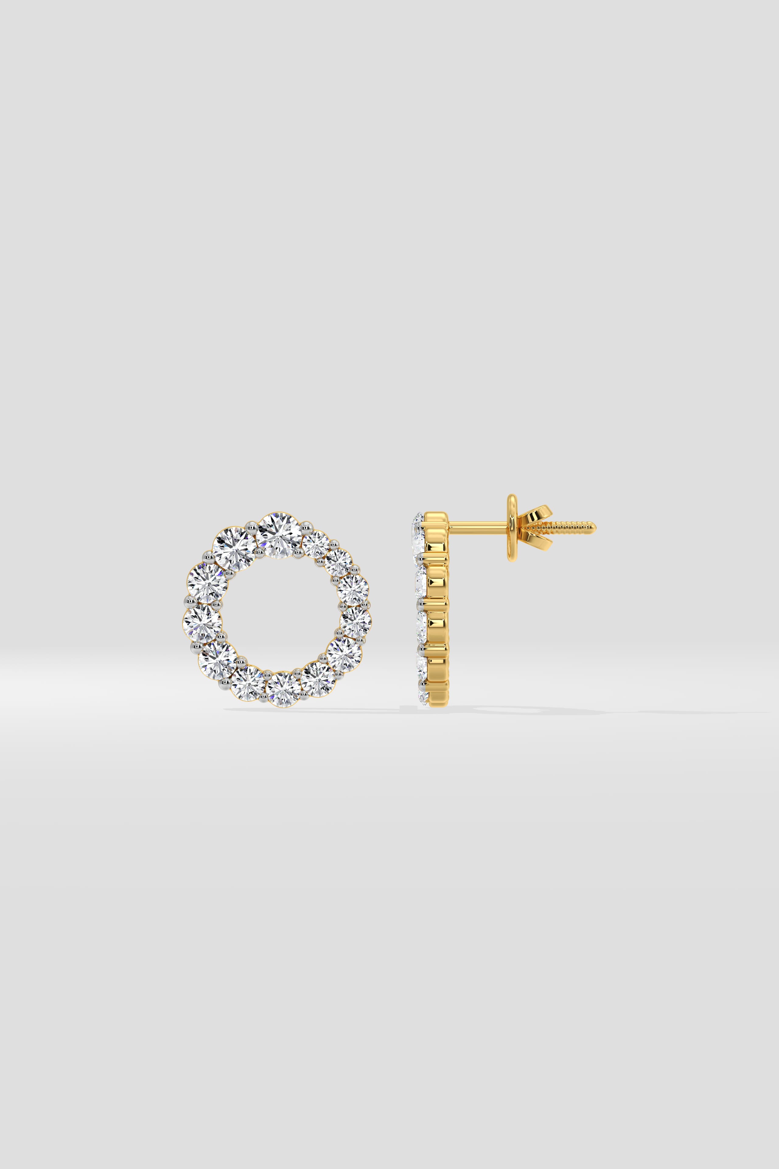 Crescenda Front Hoops - House of Quadri