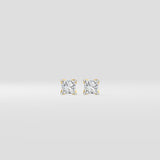 0.50 Ct Princess Lotus Studs