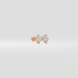 0.5 Ct Oval Studs - House of Quadri