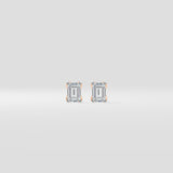 0.50 Ct Emerald Studs