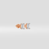 0.50 Ct Emerald Studs