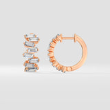 Baguette Mirage Hoops