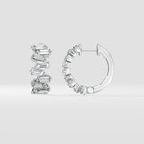 Baguette Mirage Hoops