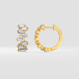 Baguette Mirage Hoops