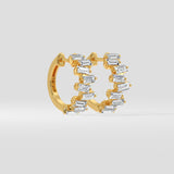 Baguette Mirage Hoops