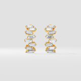 Baguette Mirage Hoops