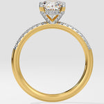 1.5 ct Cushion Hidden Halo Ring - House Of Quadri