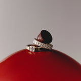 0.75 Ct Asscher Men's Ring
