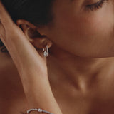 Ascella Pear Hoops