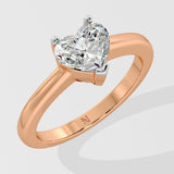 1 Ct Heart Diamond Ring
