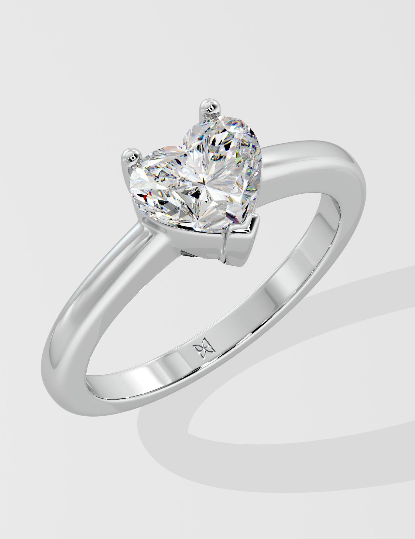 1 ct Heart Ring - House Of Quadri