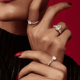 1 ct Vine Solitaire Diamond Ring