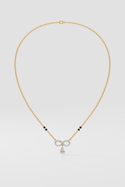 Infinity Pear Mangalsutra