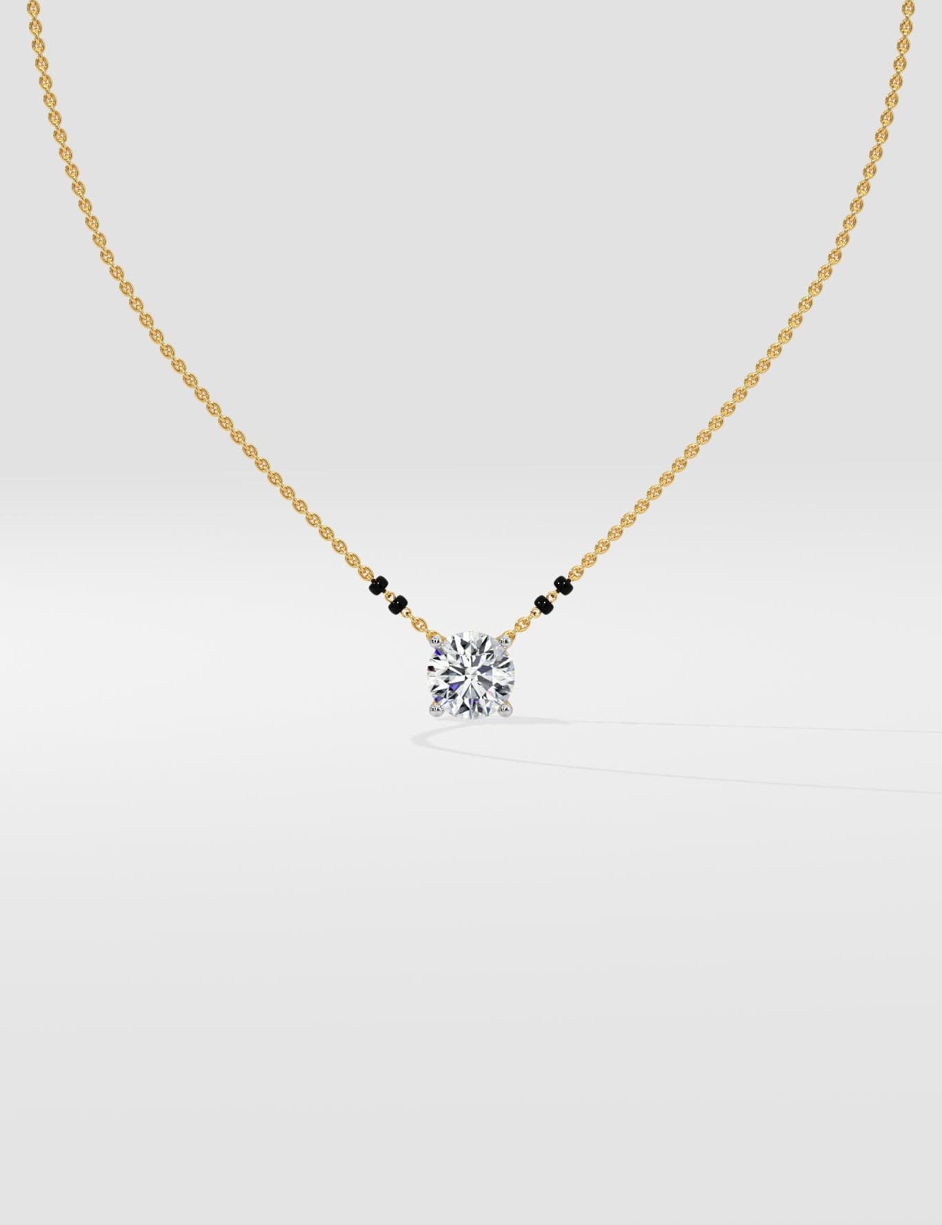 0.50 Ct Solitaire Mangalsutra - House of Quadri