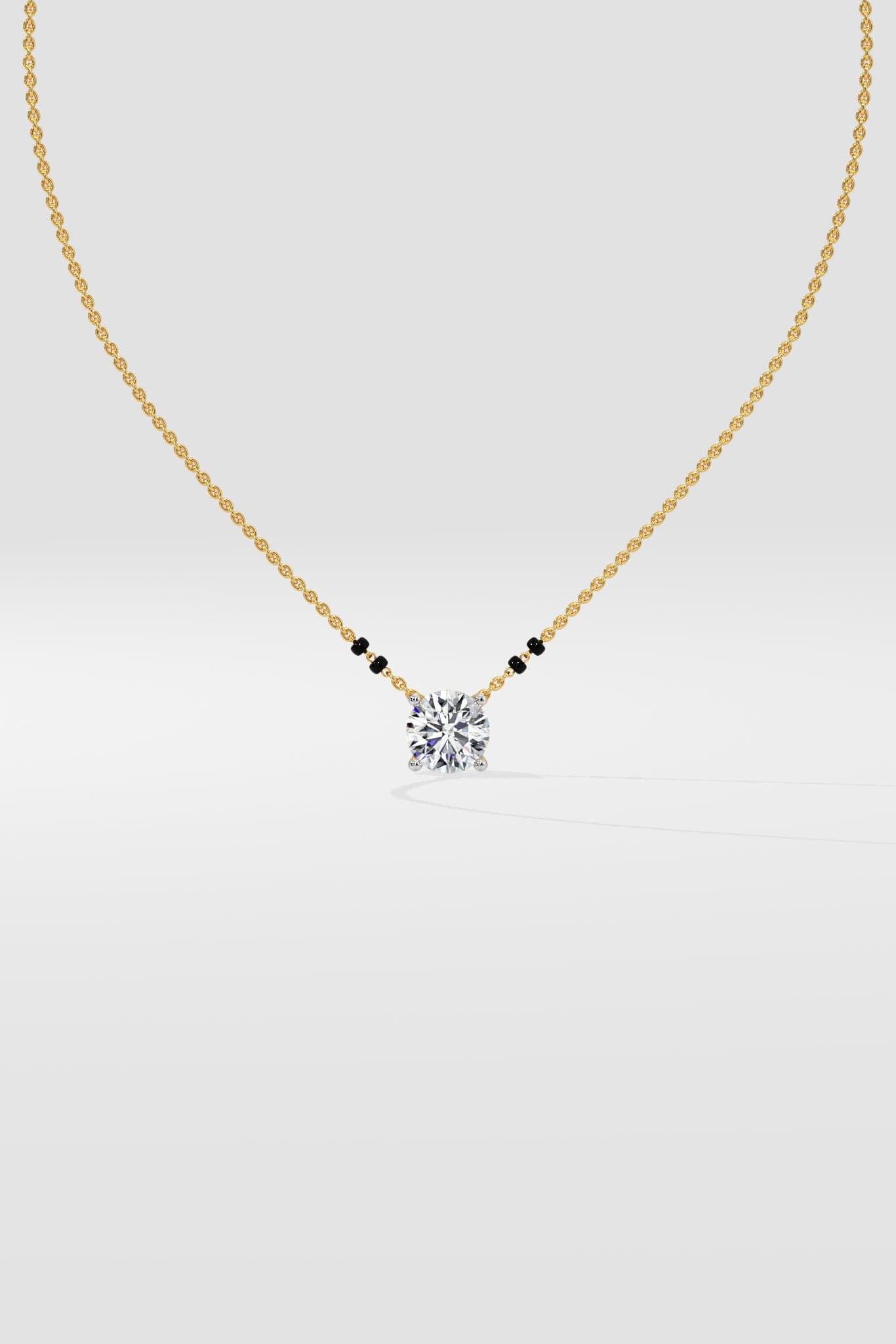 0.50 Ct Solitaire Mangalsutra - House of Quadri