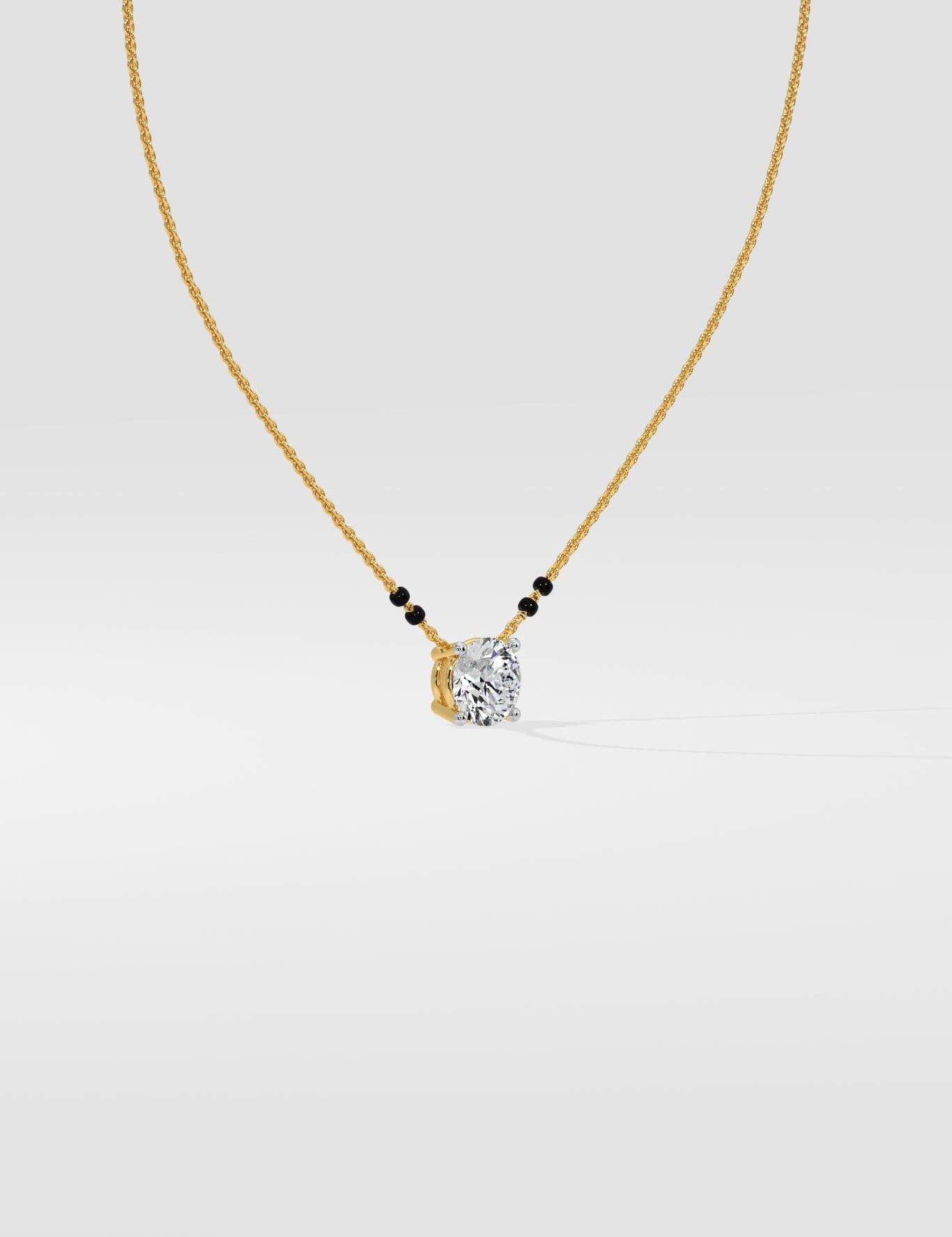 0.50 Ct Solitaire Mangalsutra - House of Quadri