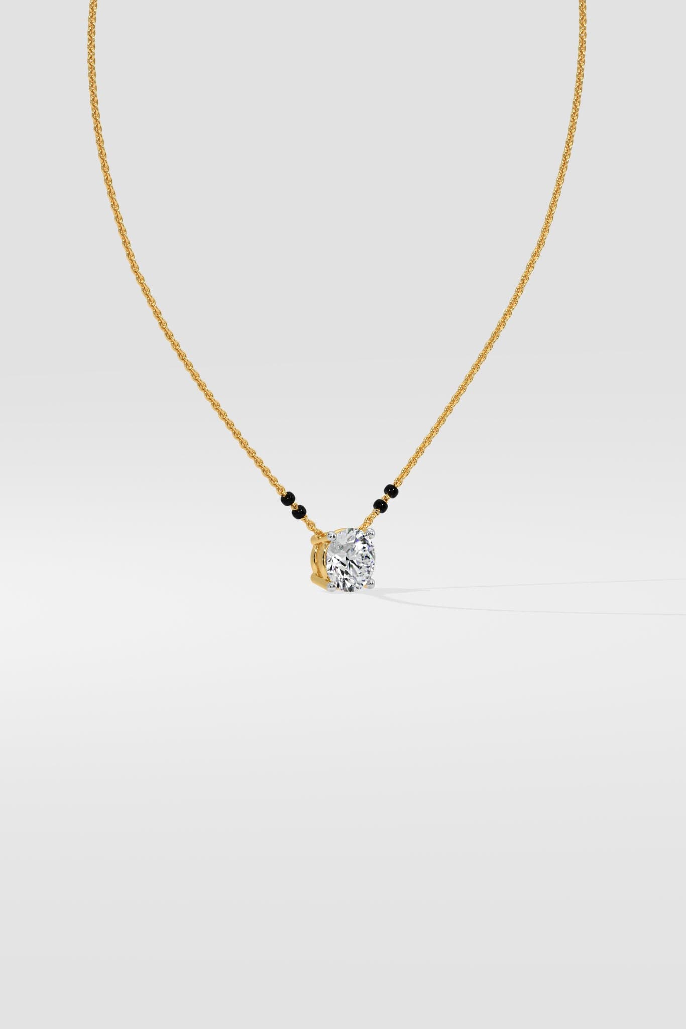 0.50 Ct Solitaire Mangalsutra - House of Quadri