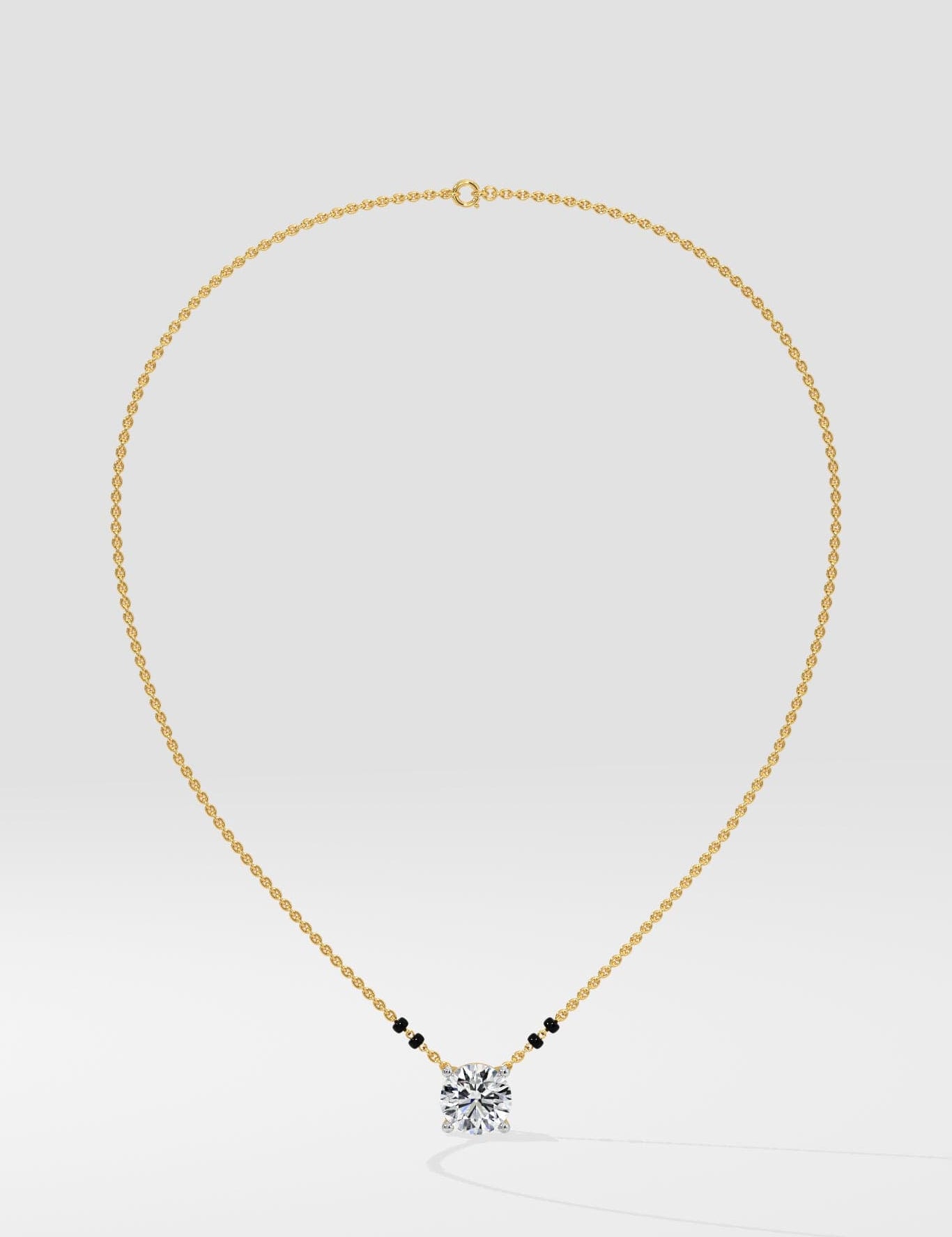 0.50 Ct Solitaire Mangalsutra - House of Quadri