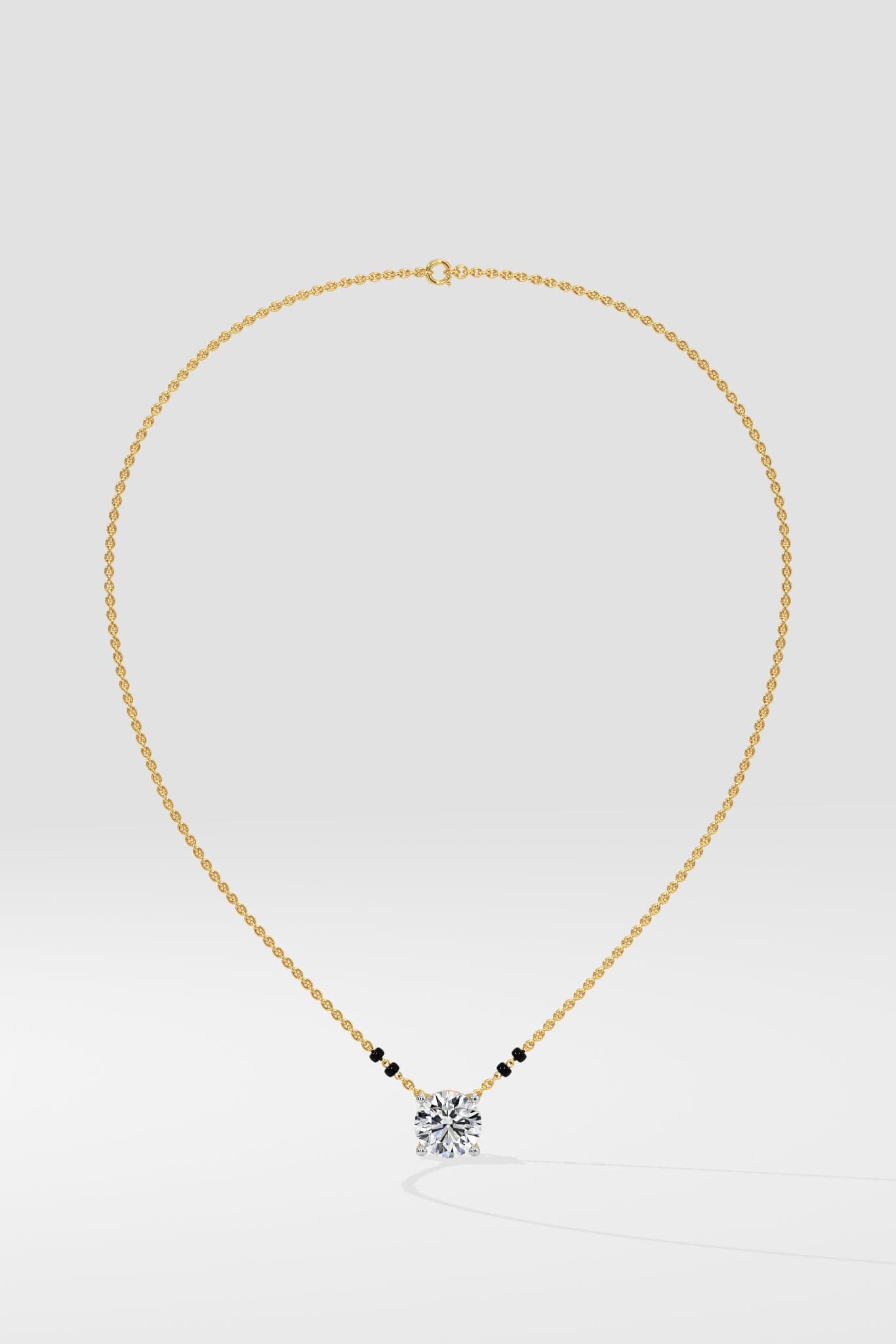 0.50 Ct Solitaire Mangalsutra - House of Quadri