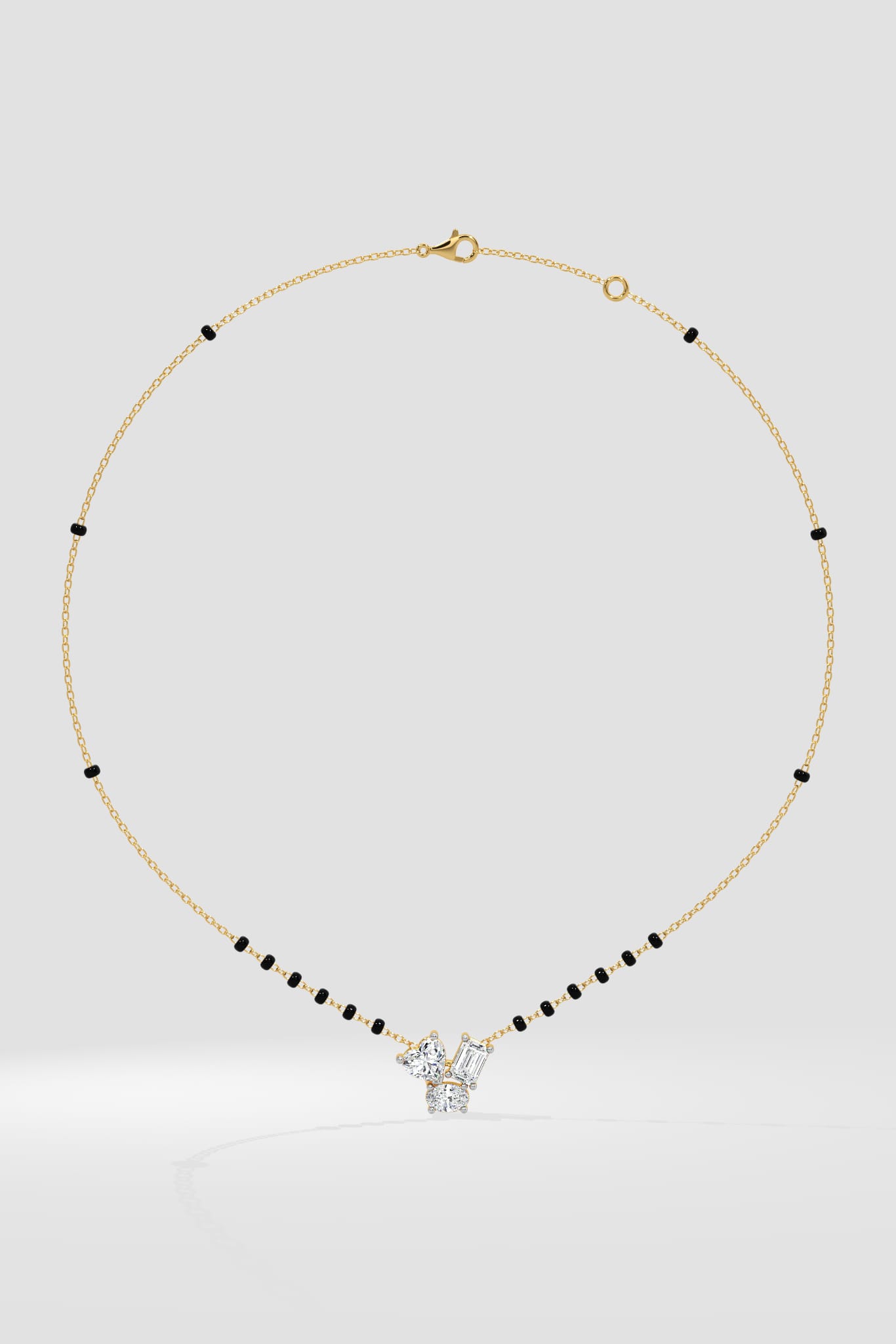 Trinity Heart Mangalsutra - House of Quadri