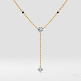 0.50 Ct Lariat Mangalsutra