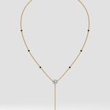 0.50 Ct Lariat Mangalsutra