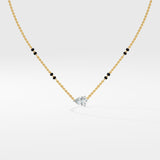 1 Ct Angular Pear Mangalsutra